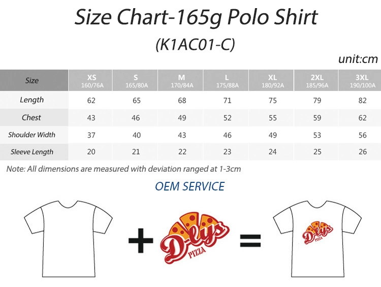 Sport Fashion 100 Cotton Custom Blank Men′s Polo T Shirt