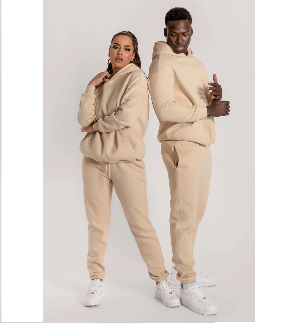 Women Clothing No Sexy Sports Set Couple Men′ S Hoodie and Jogger Set Hoodies