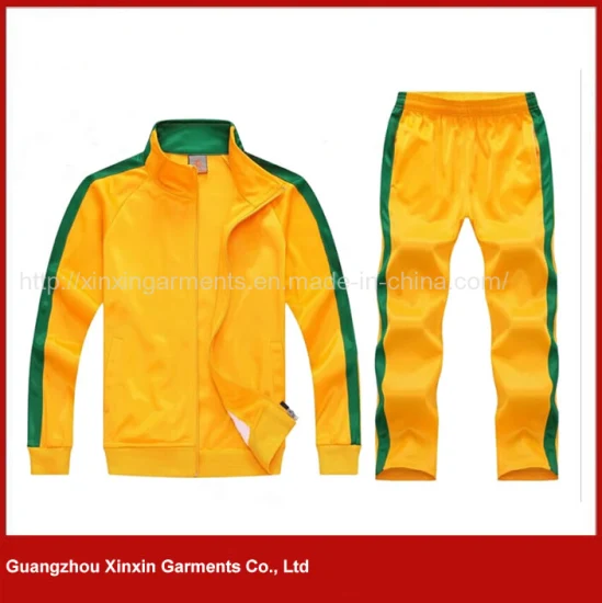 Vêtements de sport jaunes à séchage rapide à manches courtes personnalisés pour l'équipe de football (T23)