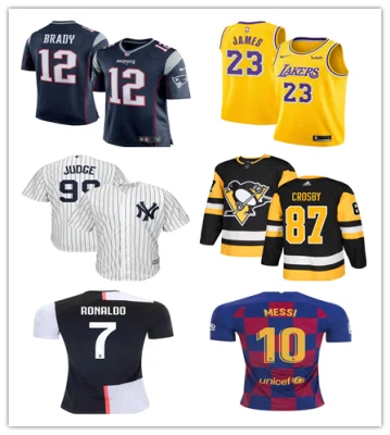 Maillot de football Maillot de basket-ball Maillot de baseball Maillot de hockey Maillot de football