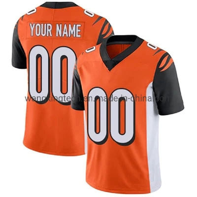 Personnalisé Hommes Femmes Enfants Cincinnati Team Cousu Blanc Maillots de Football Américain