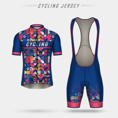 Vêtements de sport de cyclisme avec fermeture éclair cachée 3/4 et protection UV complète avec nom d'équipe personnalisé et impression de logo
