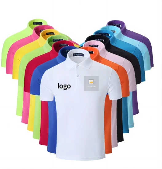 Outdoor Casual Polo de couleur unie Sports Men's T-shirt T-shirt respirant Sports Men