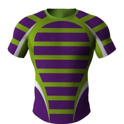 Maillots de rugby personnalisés entièrement imprimés par sublimation pour hommes