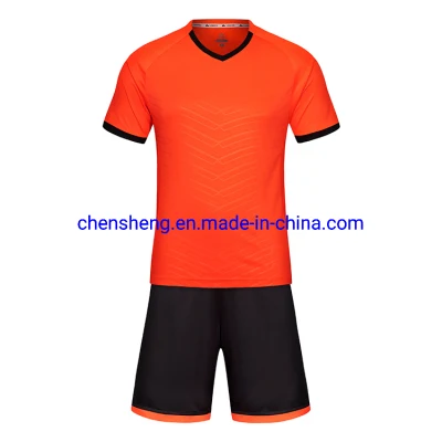 Vêtements d'entraînement de l'équipe de football de kit de football américain personnalisé pour les shorts de chemise de maillot de football